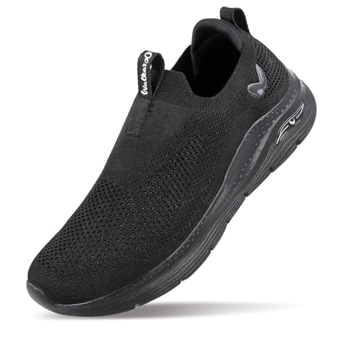 Image of WALKAROO Sports Shoes for Men's|Perfect for Walking,Gym Training and Casual Outfit|Cushioned Insole with EVA Outsole |Breathable Mesh Upper|WS9571