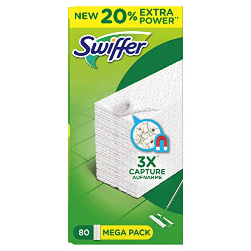 SWIFFER Refill Pack of Dry Wipes for Floors, 80 Pieces