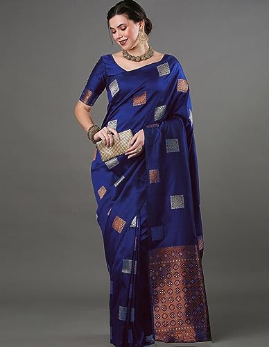 Image of Flosive Woven Kanjivaram Silk Saree With Border