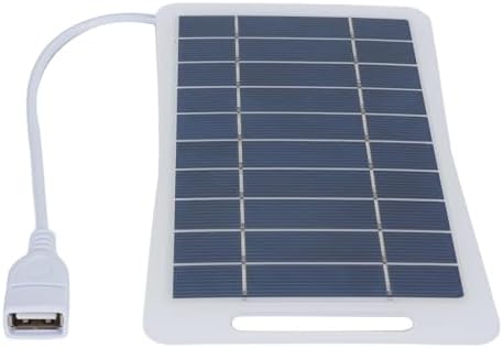 GOWENIC Carregador Solar Monocristalino Portátil, Mini Painel Sol...