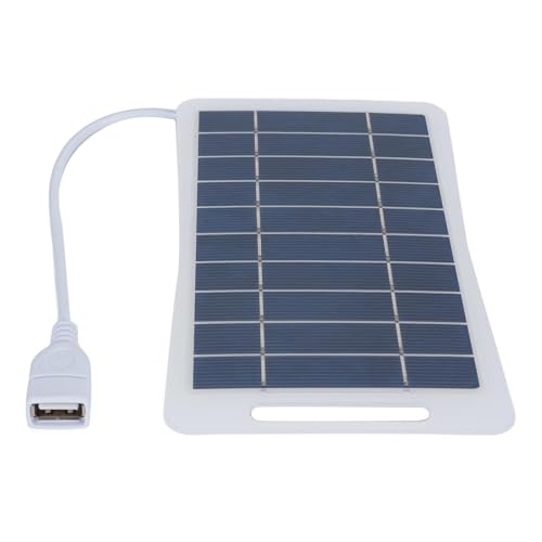 GOWENIC Portable Monocrystalline Solar Charger, Foldable Mini Solar Panel, USB Panel Charger, for Camping, Hiking, for Phones, Tablets, Camera
