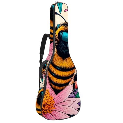 Sac pour guitare de 101/104/106 cm multicolore avec housse étanche rembourrée