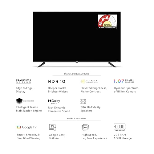 Image of acer 139 cm (55 inches) G Plus Series 4K Ultra HD LED Smart Google TV AR55UDGGR2851AD