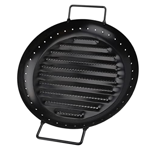 Toyvian Bandeja para Asar Práctica Ligera para Acampar Antiadherente para Barbacoa Multifunción Duradera