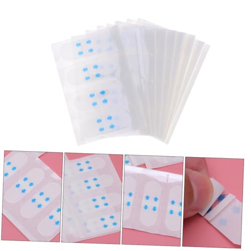 Gogogmee 80 piezas Parches Adhesivos Transparentes para Levantamiento Facial Material Mate Invisible Elásticos y Transpirables para Remodelar y Afinar el Rostro Forma