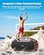 VUOPAX Bluetooth Lautsprecher, Tragbare Musikbox Bluetooth 5.3 mit 2 * Subwoofer,200W Spitzenleistung/Bass Boost/24h Akku/IP65 wasserfester Outdoor Lautsprecher/DSP/TWS/TF/USB/AUX,für Zuhause/Party