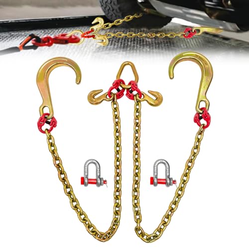 SENKEYFE Grade 80 V Bridle Towing Chain - 5/16" 3