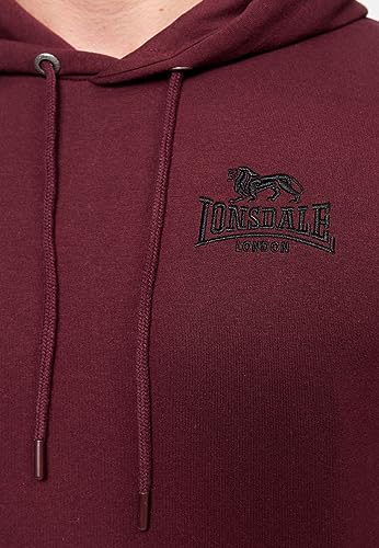 Sweat Lonsdale Talmine homme molletonné avec capuche ajustable - 5