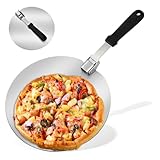 Pala per Pizza in Acciaio Inox, 30,5x22cm Pala Pizza, Pala per Pizza in Metallo, Pale per Pizza, Pizza Peel Con Maniglia Pieghevole per Pizza, Pane, Dolci