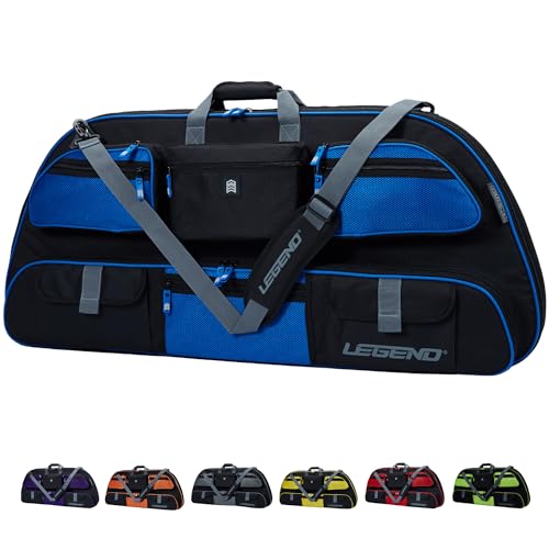 Image of LEGEND Apollo Soft Bow Case - Compound Bow Case with Multiple Storage & Foam Padding, Lightweight Bow and Arrow Case for Archery Accessories, Bow Bag with Arrow Tube Pocket - 40 inch & 44 inch