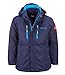 Produktbild Trollkids wasserdichte 3in1-Jacke Myrdal, Marineblau/Hellblau, Größe 92