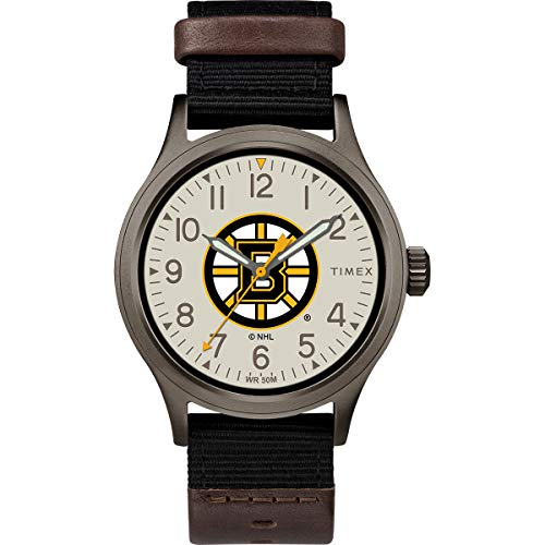 Timex Men's TWZHBRUMB NHL Clutch Boston Bruins