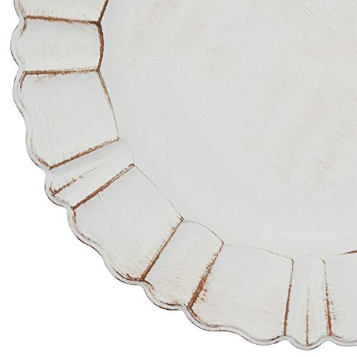 Platos cargadores con diseño ondulado set 4 piezas miniatura 4