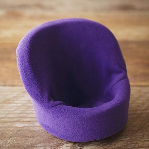 Posing Pod 2.0 & Pillow | Newborn Photography Posing Seat | Photo Prop | Baby Posing Chair | Cozy Purple