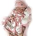 Produktbild XRDSHY Reborn-Baby Puppe Puppen Lebensecht Vollsilikon Baby Silikon Ganzkörper Die Sehr Echt Aussehen Korper Mit Magnetischem Schnuller,Girl