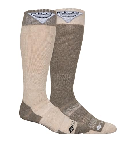 Columbia Men's PFG Over The Calf Wader Sock 2 Pairs