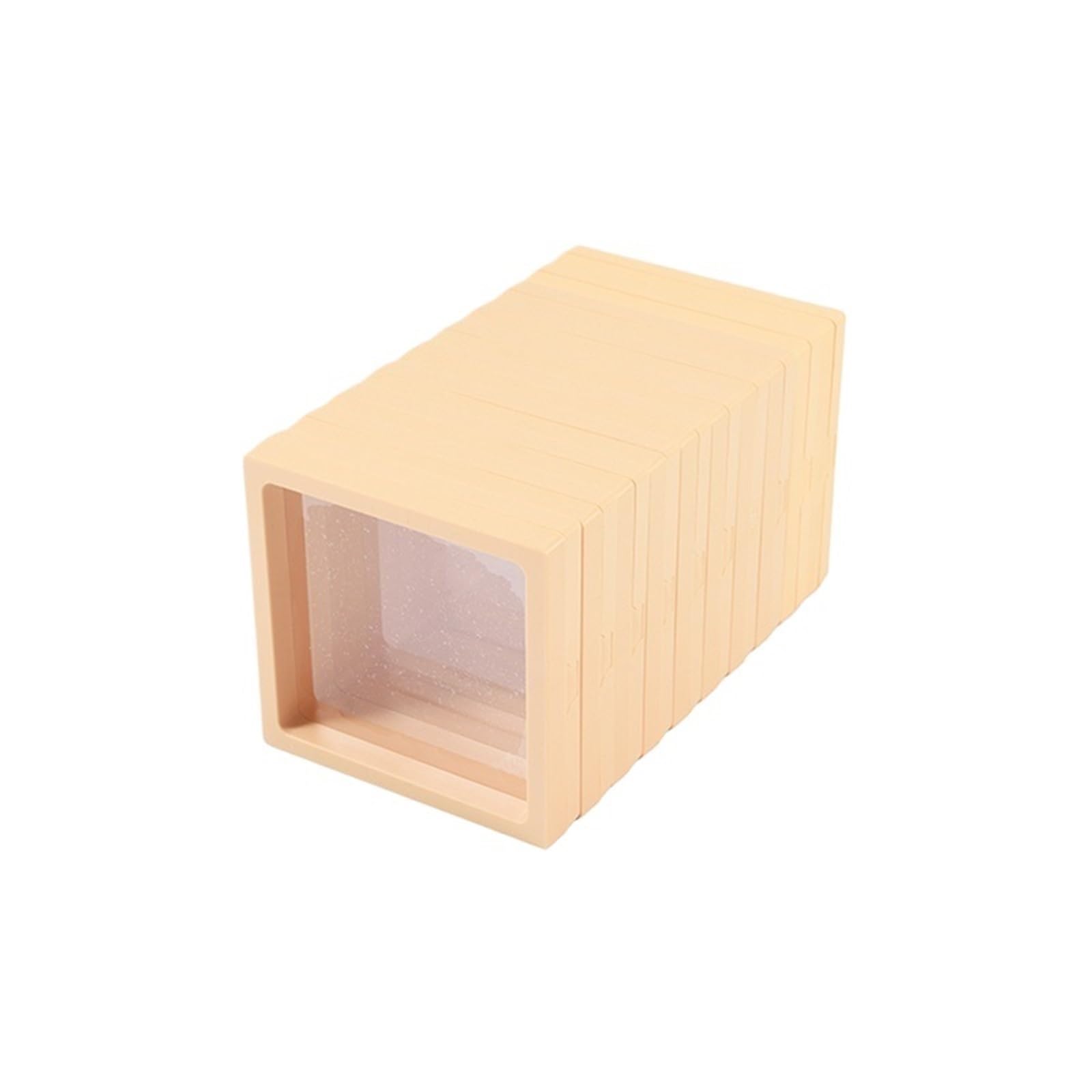 14pcs 3D Floating PE Film Jewelry Ring Earring Gift Packaging Box Bracelet Display Stand Holder Case Storage For Earring Necklace Bracelet(Yellow,11cm)
