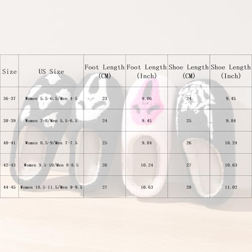 Halloween Slippers For Women Men Indoor House Bedroom Skeleton Goth Cute Home Skeleton Horror Black Fun Slip Shoes2