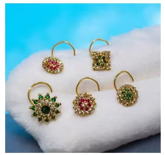 Nose Pins for Women, Durable with Secure and Comfortable Fit Model new_5-image-13