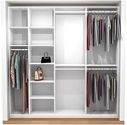 EZ Fit Closet Systems 105.75" W x 93 H Naples
