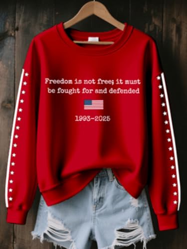 Freedom Is Not Free T Shirts Tops For Women Voices Live On Sweatshirts2