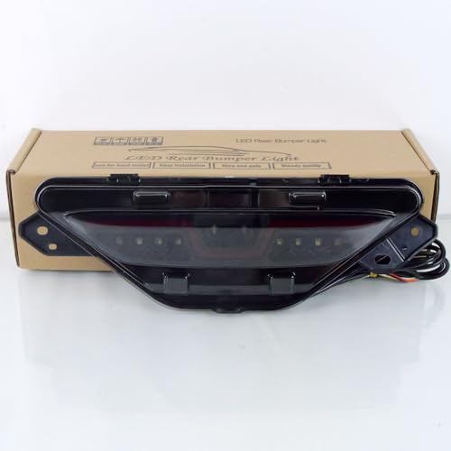 July King 1Pc White LED Reversing Light + Red Light Guide LED Brake Lights + Red Night Running Light for Toyota C-HR 2017 2018 2019