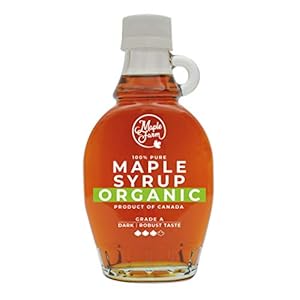 MapleFarm – Biologische ahornsiroop – OGANIC Canadian maple syrup DARK – 250 g – Grade A – BIO maple syrup – pancake…
