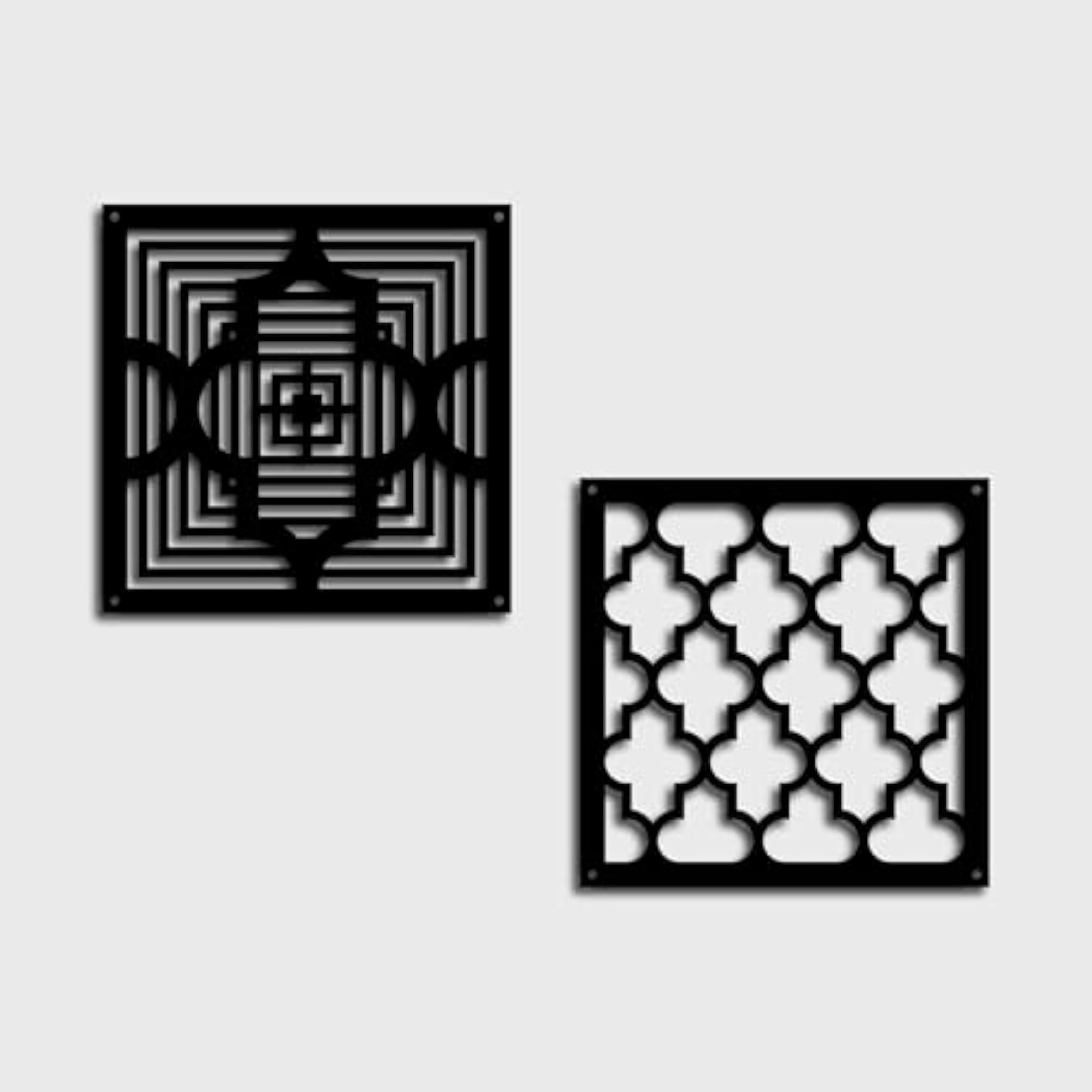 Wood Modern Attractive Hanging DIY Room Divider, Decorative Wall Screen