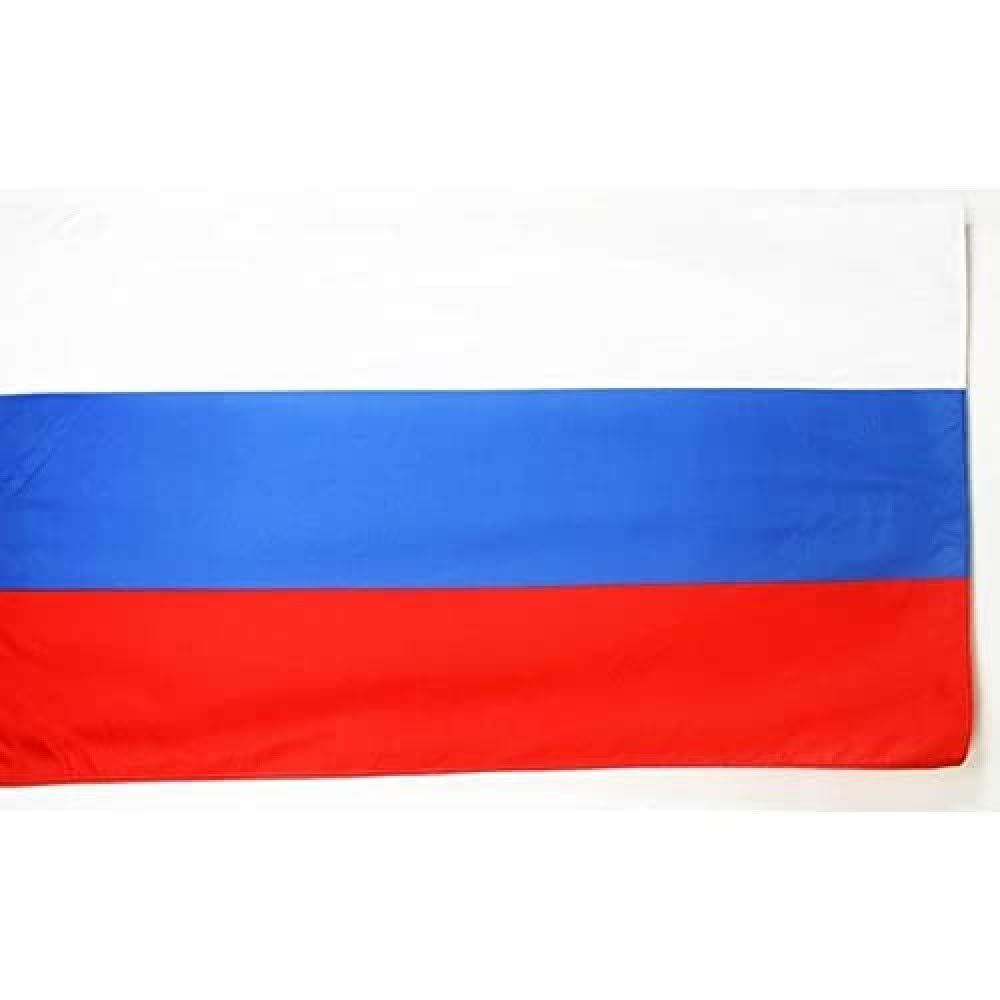 Drapeau Russe 250x150 cm en polyester 300g durable avec son système de fixation par fourreau