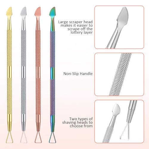 Tyqour 4PCS Multi-Color Metal Set