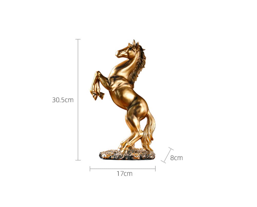 Amazon.co.jp: gannbarou 馬の 置物 風水置物 アンティーク