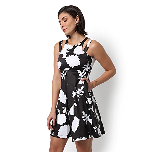 Image of PINACOLADA Women's Stylish Dress Regular Fit for Casual Wear | One Piece Dress Crafted with Comfort Fit and Modern Clothing for Everyday Wear for Ladies