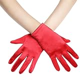 handschuhe rot lang Klassische Handschuhe: Retro Design, glatt und komfortabel. Solche Handschuhe sind das perfekte Zubehör, das den retro Flapper Kleidern perfekt passen.
