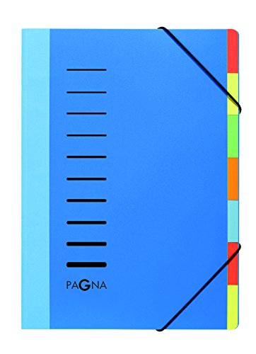 Preisvergleich Produktbild Pagna Ordnungsmappe / 44043-02 blau 7-teilig
