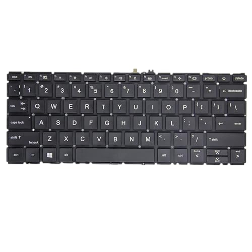 Clavier HP EliteBook 830 G7 noir pour réparer les touches défectueuses disposition US