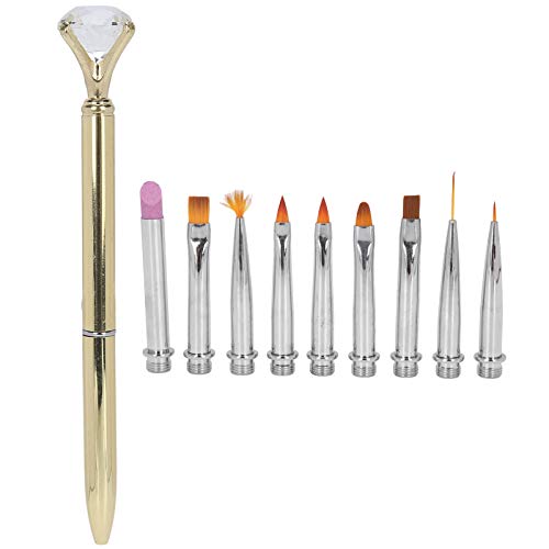 Nail Art Brush Set substituição cabeça pintura caneta diy pontilhando design forro ferramenta de man