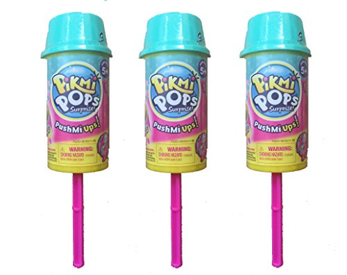 Moose Toys Pikmi Pops PushMi Ups Season 3 Icy Friends, Pack of 3