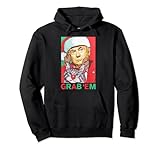 Funny Trump Cat Grab' Em Vintage Retro Christmas Trump Gift Pullover Hoodie