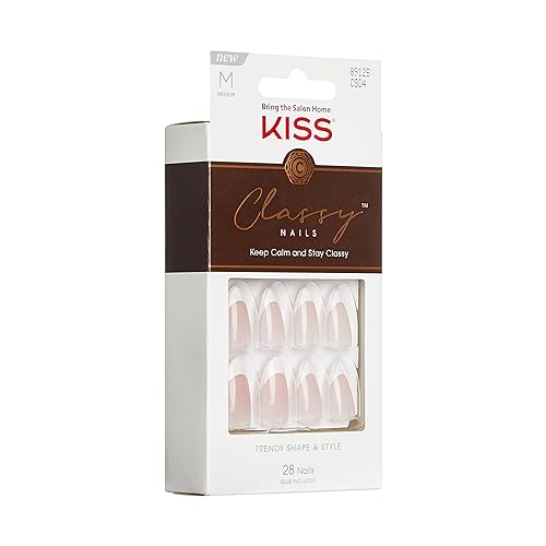 KISS Classy Nails - Dashing, French, 1.07 g (Pack of 28) - Image 4