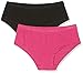 Produktbild Nur Die Damen Panty Doppelpack Hipster, Mehrfarbig (Pink/Schwarz 348), 44 (Herstellergröße: 44-46)