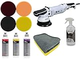 Die Liquid Elements T4000 V2 Exzenter Poliermaschine ist mit 15mm Exzenter HUB, dem standardmäßig montierten 125mm Stützteller und einer Leistung von 950 Watt für jedermann geeignet.