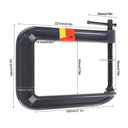 Torno de braçadeira, tratamento térmico resistente tipo G braçadeira C braçadeira DIY carpintaria di