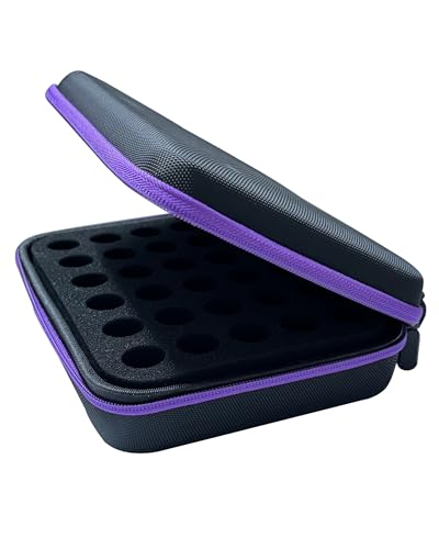 AFMNQZ Essential Oils Case Glass Bottle Hard Carrying Case Storage Bag for 5ml Roller Bottles Spray Bottle Oil Vial Bottles