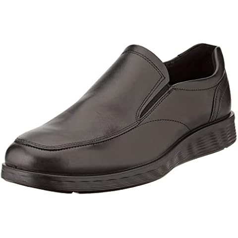 ECCO Men's S Lite Hybrid Apron Toe Slip On Loafer, Black, 9-9.5 Cover