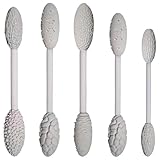 yeeplant Juego de herramientas de canicas de modelado de doble extremo, diez rodillos de textura para arte de arcilla y