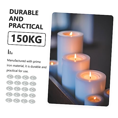 Clip base de mechas para velas de hierro para hacer velas miniatura 4