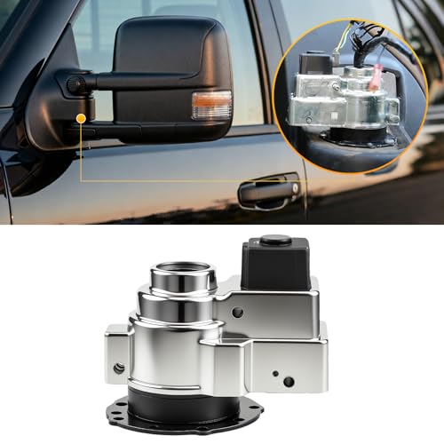 Door Mirror Power Folding Motor Compatible with Cadillac Escalade Chevy Silverado Suburban Tahoe GMC Sierra Yukon 2007-2013 Folding Motor Replace 20756774 20756891 20843104 GM0817558