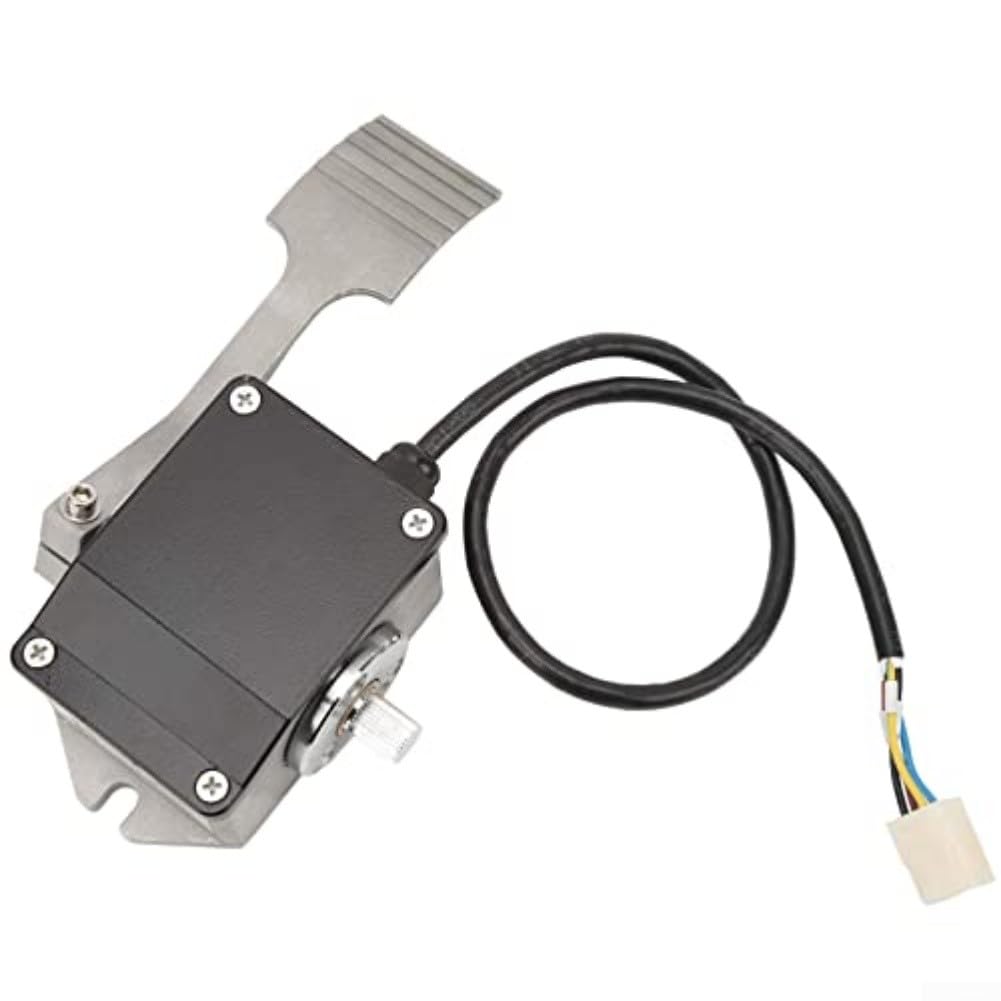 Pedale acceleratore di ricambio in metallo per carrelli elettrici con area di contatto antiscivolo e allargata per un uso più reattivo e sicuro dell'acceleratore