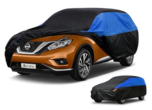 Image of GUNHYI Nissan Car Cover Custom Fit Nissan Murano (2002-2014) Waterproof All Weather, Lightweight Full Exterior Cover for Automobiles Outdoor Sun UV Rain Dust Snow Wind Protection.