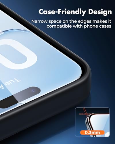 Image of UNBREAKcable 3-Pack Screen Protector for iPhone Air, Double Shatterproof Tempered Glass [Easy Installation Frame] [9H Hardness] [99.99% HD Clear] [Case Friendly] for iPhone 6.5 inch